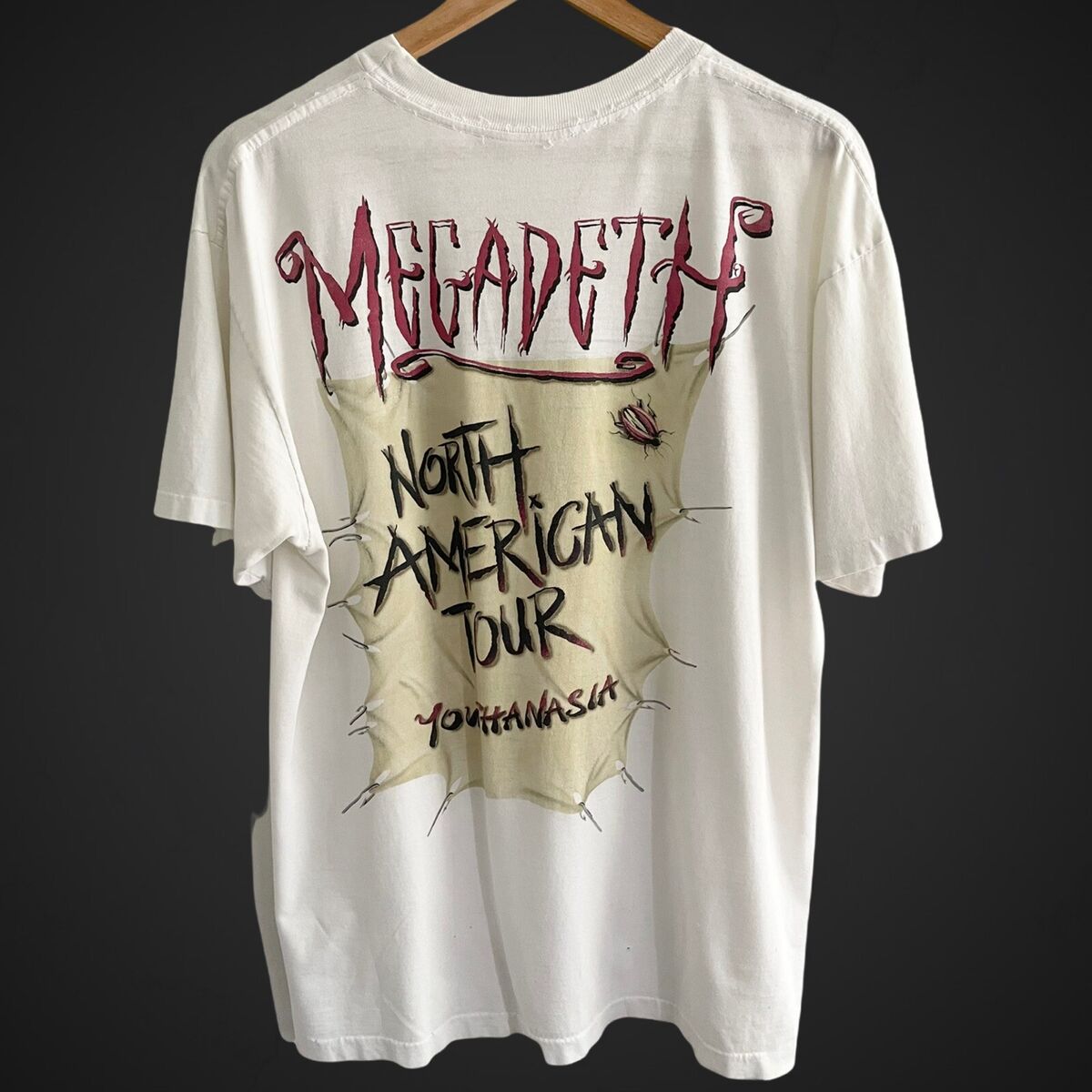 Vintage 1994 Megadeth Youthanasia North American Tour tee XL Vintage 1994 Megadeth Youthanasia North American Tour tee XL