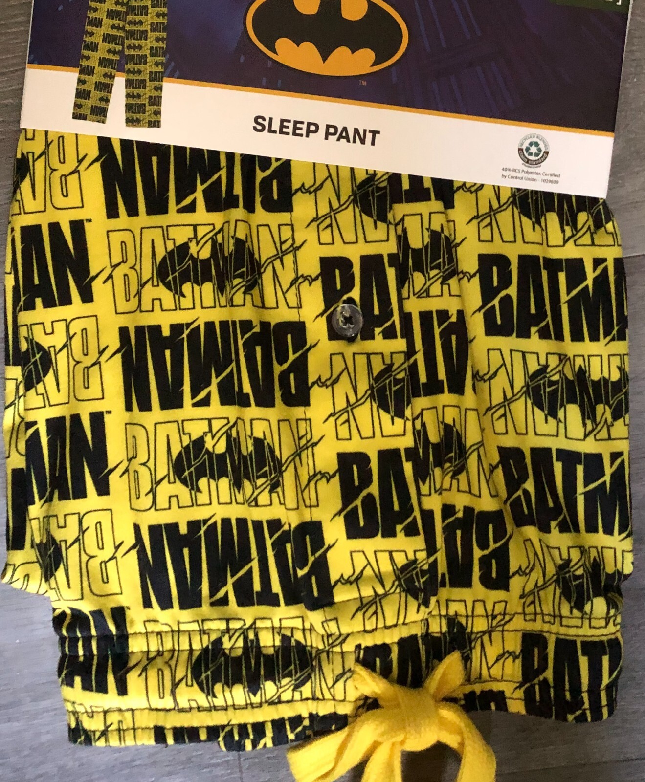 Men's Batman Pj Pants Size X-Large NWT B4