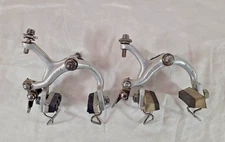 Vtg Shimano Dura Ace Brake Caliper Set Side Pull Early 1st Gen 70s Pad Shoe #401