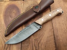 Custom Hand Forged 1095 Carbon Steel Acid Washed Camping Survival Hunting Knife