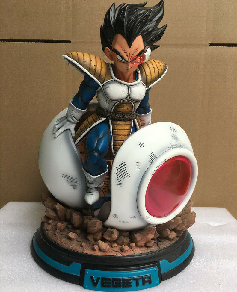 Dragonball Z Armored Vegeta 1st Arrival Spaceship Diorama Recast