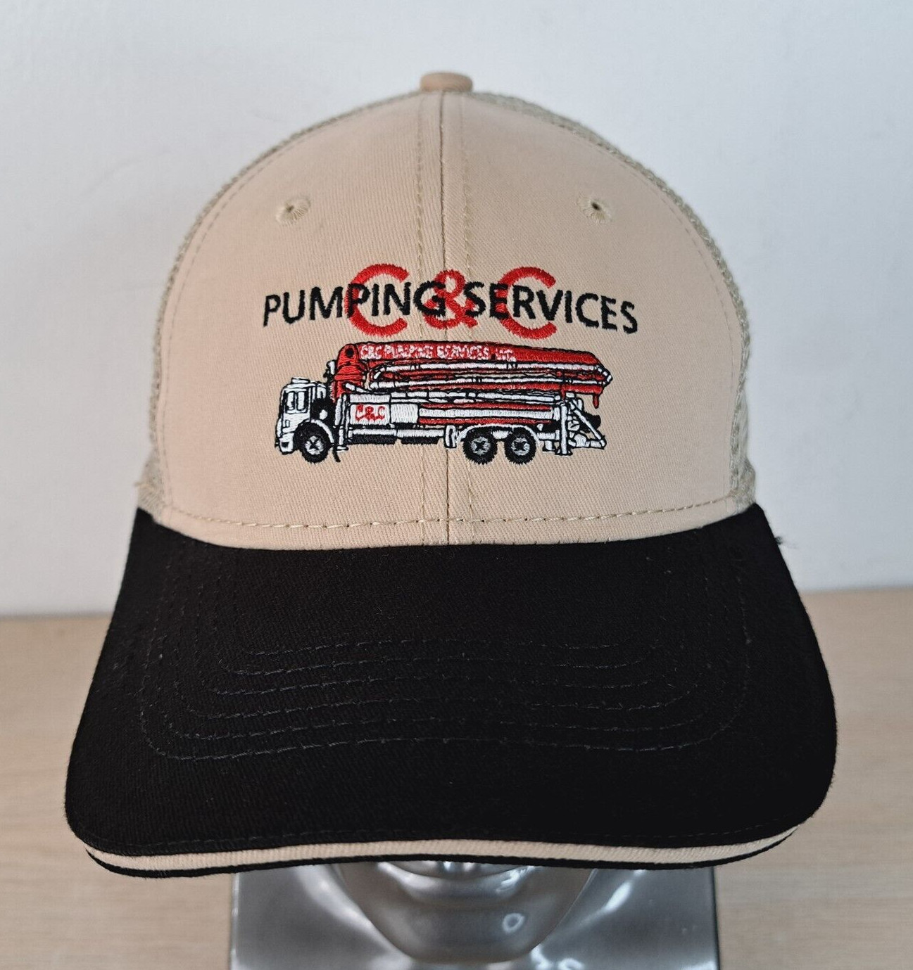 C&C PUMPING SERVICES ADJUSTABLE STRAPBACK TRUCKER… - image 1
