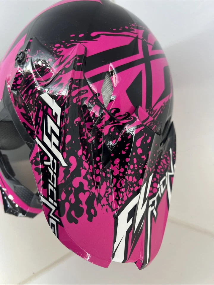 Fly Racing Kinetic Inversion Helmet Pink XS - Image 2 of 4