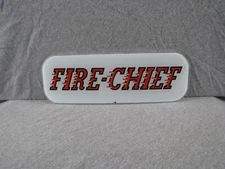 TEXACO FIRE CHIEF ADVERTISEMENT GLASS - TOKHEIM 300 & LATE TOKHEIM 39
