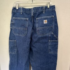 Carhartt FR Jeans Men's Size 34x35 Cat2 Work Jeans Carpenter Cargo Original Fit