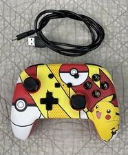 Nintendo Switch Pro Controller PowerA Pikachu Enhanced Wired Pro Controller