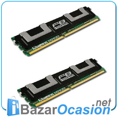 Kingston 1gb 667mhz ddr2 ecc cl5 dimm dual rank x8 intel (740617104684)