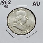 1962 Silver Franklin Half Dollar AU