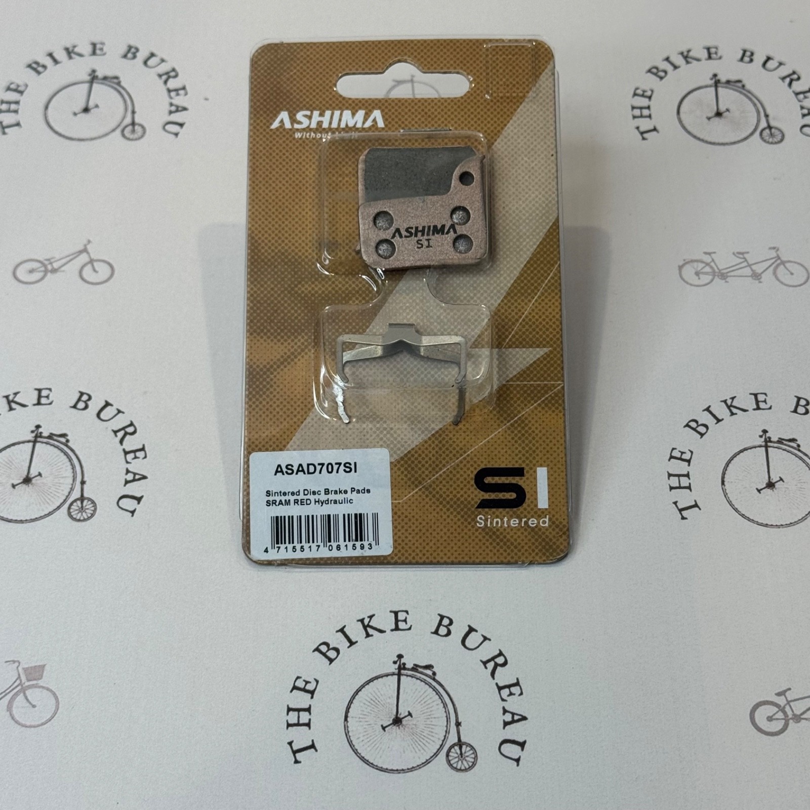 Ashima Brake Pads For Sram Avid Sintered Hard Wearing RED FORCE RIVAL APEX LEVEL