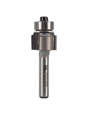 Whiteside Router Bits 2000A Round Over Bit, 1/16 radius, 1/2 cutting length