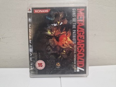 Metal Gear Solid 4 Guns Of The Patriots Playstation 3 Spiel PS3