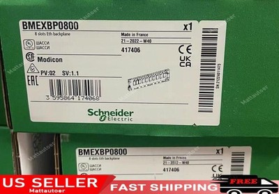 1PC Schneider BMEXBP0800 Eth Backplane Module New In Box Fast Shipping
