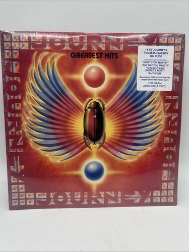 New Sealed Journey Greatest Hits Remastered 16 Songs 2 LP Vinyl 2024 FreeS&H