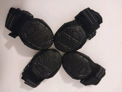 NWT 4pcs Pet Dog Shoes Boots Rubber Anti Slip Waterproof For Small Dogs Sz 1