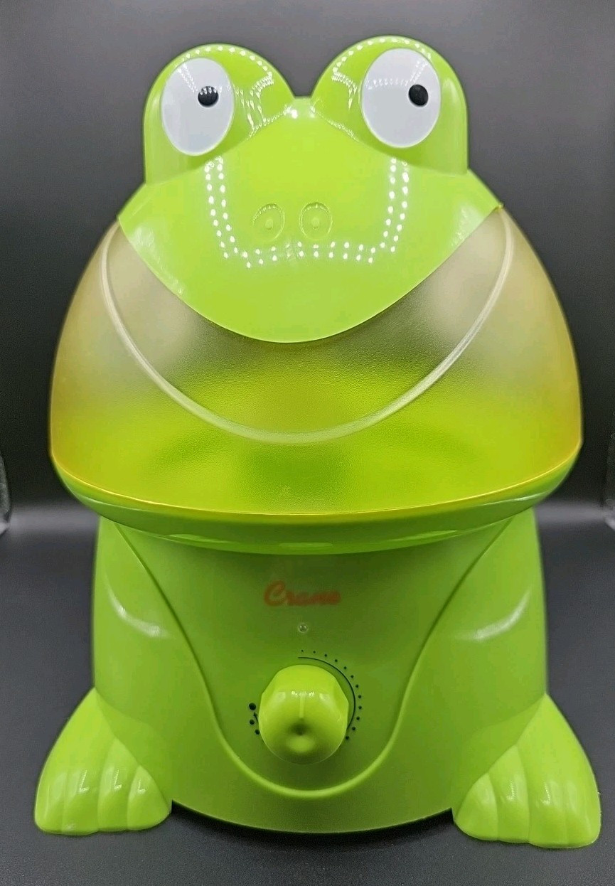 Crane Frog Adorable Cool Mist Ultrasonic Humidifier 1 Gallon EE-3191 for Kids