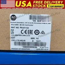 2080-LC30-48QVB AB Micro830 48 I/O  Controller   US Free Tax