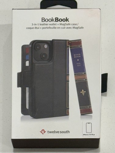 TWELVE SOUTH BookBook Vintage Style Wallet Leather Case for Apple iPhone 14 Plus