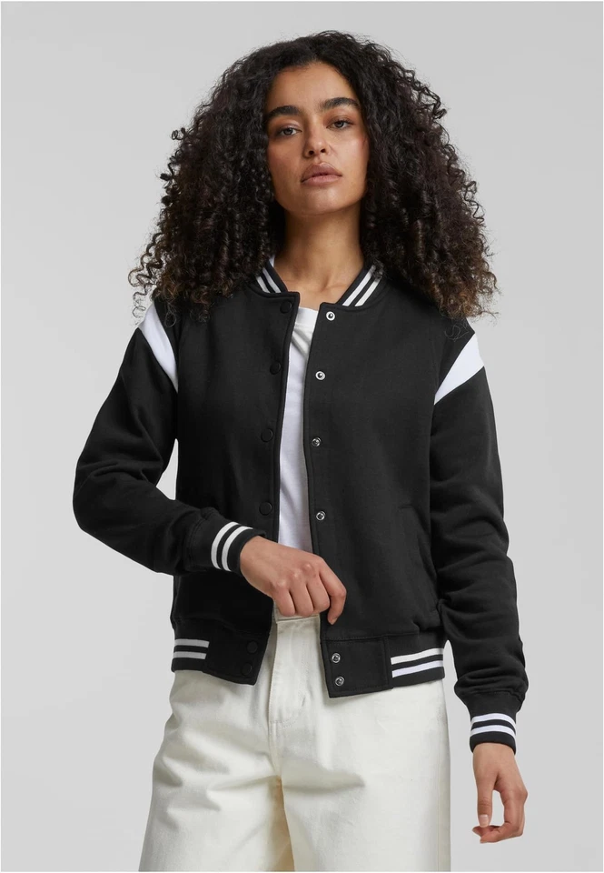 Ladies Inset College Sweat Jacket Collegejacke Damen | Urban Classics | TB2618 - Bild 1 von 1
