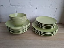 IKEA FÄRGKLAR Geschirr Teller Schüssel Klein Groß Porzellan Hellgrün