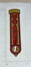 Match Vending Machine 1c Replacement Sticker V-74