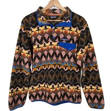 Patagonia Synchilla Snap-T Fleece Pullover W's Size M Companions Big Anthos Pink