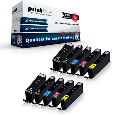 10x kompatibe Canon PGI550 CLI551 Patronen Sparset IP7220 IP7250 MG 5450 5470