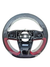 Honda Civic Type R Black Red Leather Steering Wheel W Controls 2017-19 Fk8