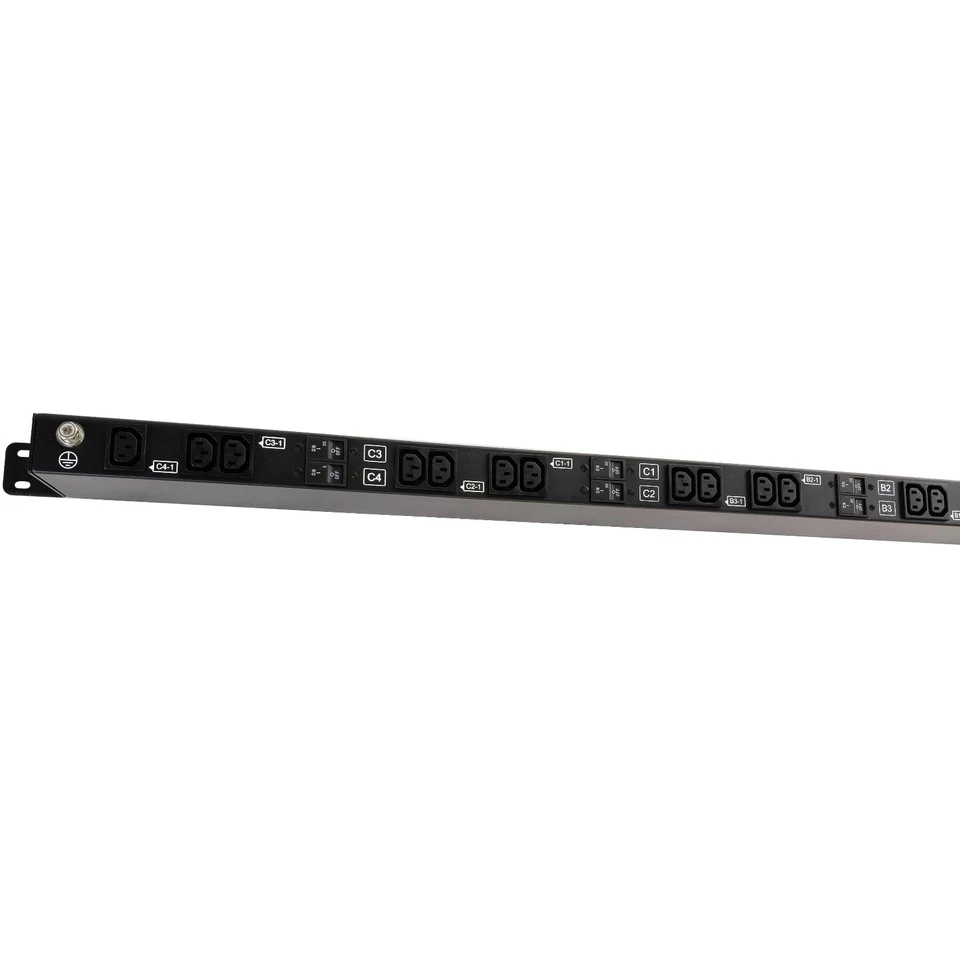 415V 63A 3-Phase PDU for Antbox 18 x C13 (2 per S19) + Network C13, 10 Breakers - Image 4 of 4