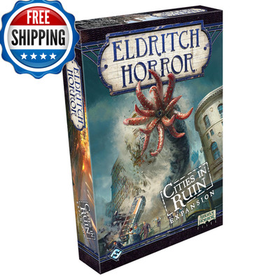 Asmodee Eldritch Horror Cities In Ruin Board Game Expansion - Embrace Chaos And