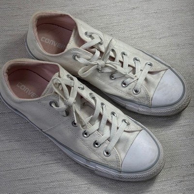 Converse Chuck Taylor All Star Madison Womens 10 White Pink Low Top 558658F