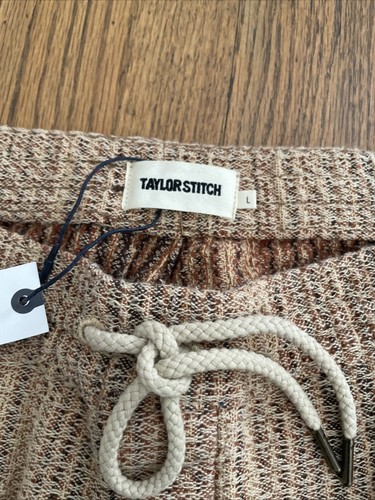 Taylor Stitch - The Apres Pant in Baja Stripe Mens Sz LARGE NWT msrp $118 - Picture 4 of 11