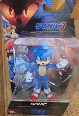 #ad New Sonic The Hedgehog 3 Movie 5in Action Figure Model 42397 Jakks Pacific Toy $21.99