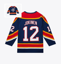 Men's #12 Jokinen 2003-04 Navy Power Play Stitched Hockey Jersey Sz S-6XL