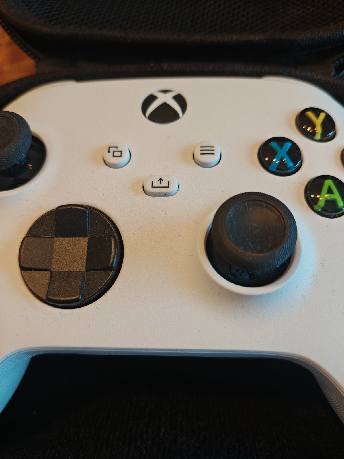 Manette Officielle Xbox One S X PC Blanche + Housse