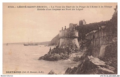 ATVP2-0131-22 - LEGUE-SAINT-BRIEUC - La tour du watch de la plage de l'asne a l