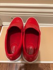 MICHAEL KORS KEATON RED SLIP ON SHOES SZ 6 — photo 4