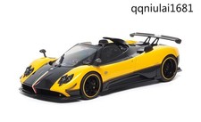 Almost Real 1/18 Pagani Zonda Cinque Roadster 2009 Yellow Diecast Car Model