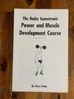 Peary Rader Isometronic POWER AND MUSCLE DEVELOPMENT COURSE bodybuilding booklet