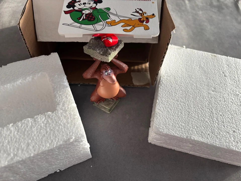 shop disney store bnwt king louie jungle book christmas tree decoration. - Image 3 of 3