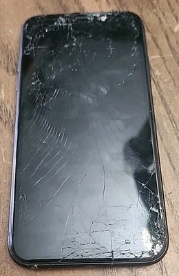 Apple iPhone 11 Black For Parts Repair Cracked Screen Does Not