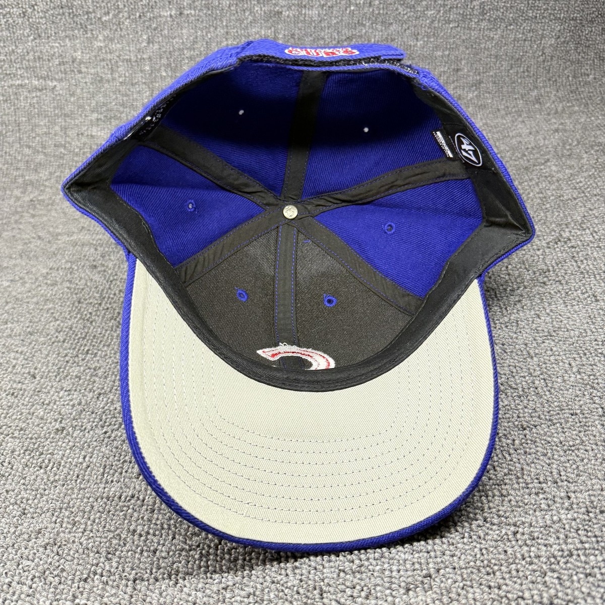 Chicago Cubs '47 MVP Adjustable Hat MLB Royal Blue Hook & Loop Strapback Cap