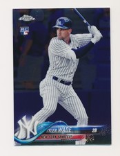 2018 Topps Chrome Tyler Wade #32 RC NY Yankees