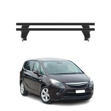 Menabo Dachträger Grundtäger für Opel Zafira C Tourer 2011-2019 50kg Alu Schwarz