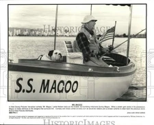 Press Photo Leslie Nielsen in Walt Disney Pictures' live-action comedy Mr. Magoo