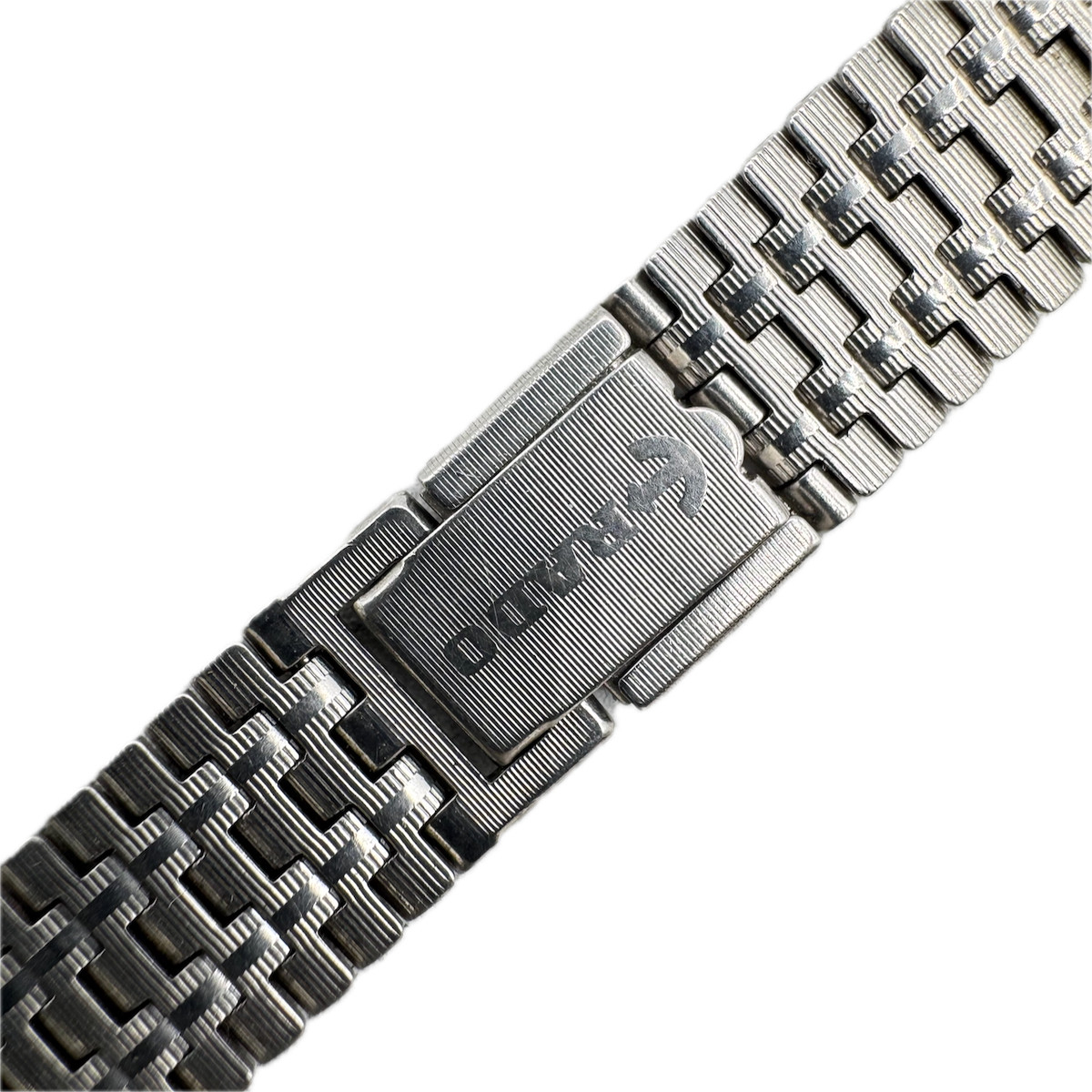 Vintage 11.5mm Rado Men's Wristwatch Band Steel NSA Individual Links Swiss View 2