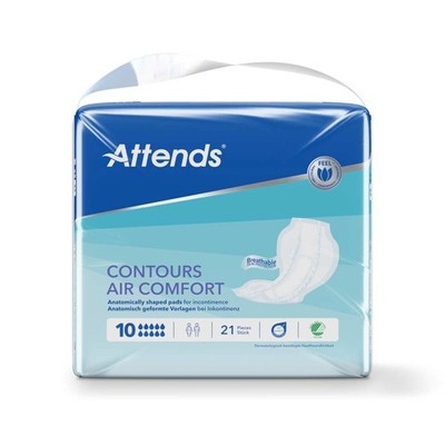 Attends Contours Air Comfort 10 Vorlagen 21 Stück (1 Packung)