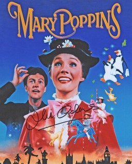10x8 Photo Personally Autographed by Julie Andrews COA