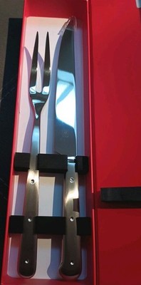 ZWILLING Porterhouse 2pc Stainless Steel Carving Knife Set with Fork