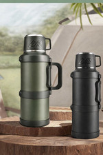 Large Stainless Steel Thermos - Vacuum Insulated 1.7L - 4.0L