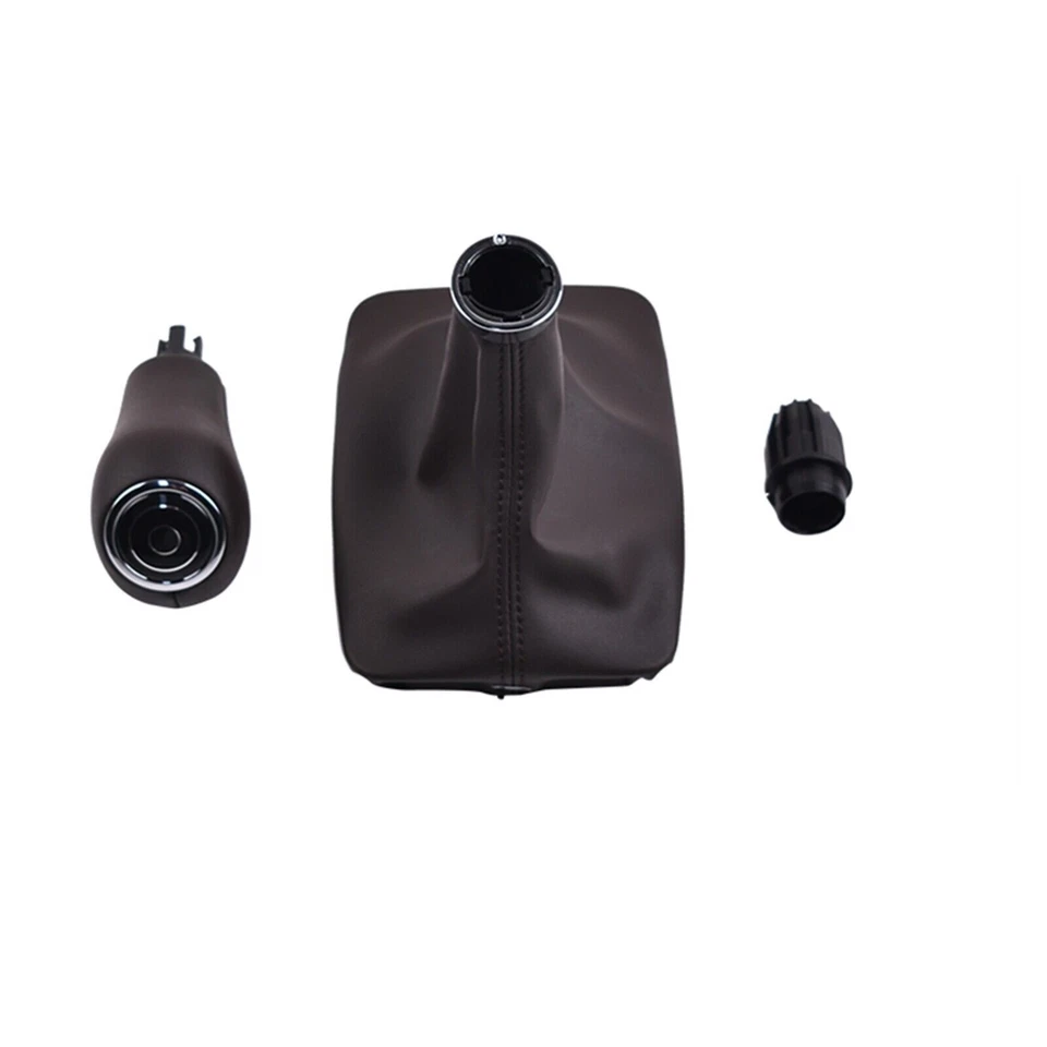 Perilla de cambio de marchas con bota para Mercedes Benz Clase C W204 2007-2013 cuero Foto 2 de 4